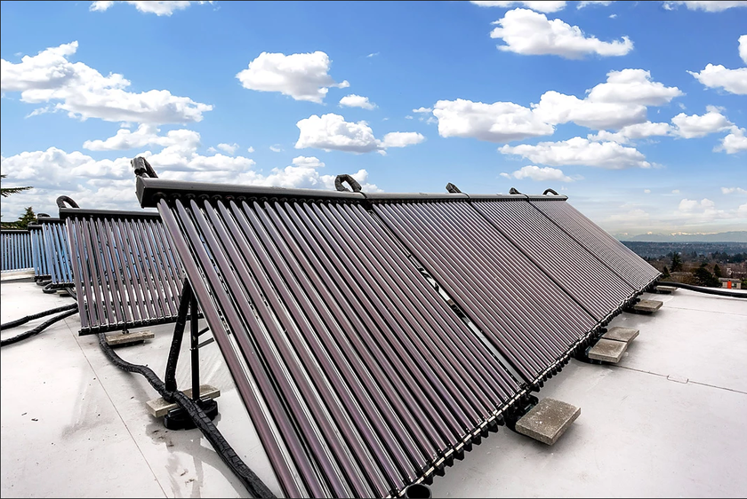 Types of solar heater installations with auxiliary heaters 