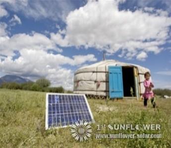 Solar Panels Provide Clean Energy To Remote Areas