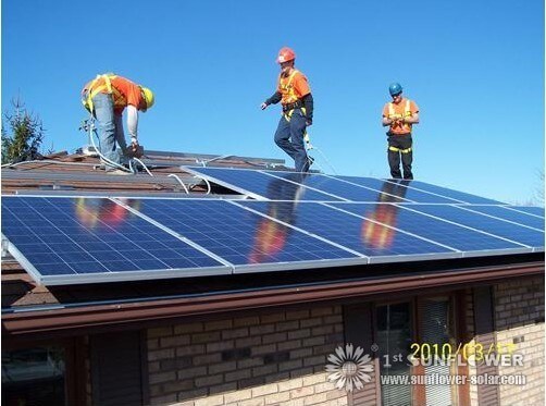 Solar panels for home usage